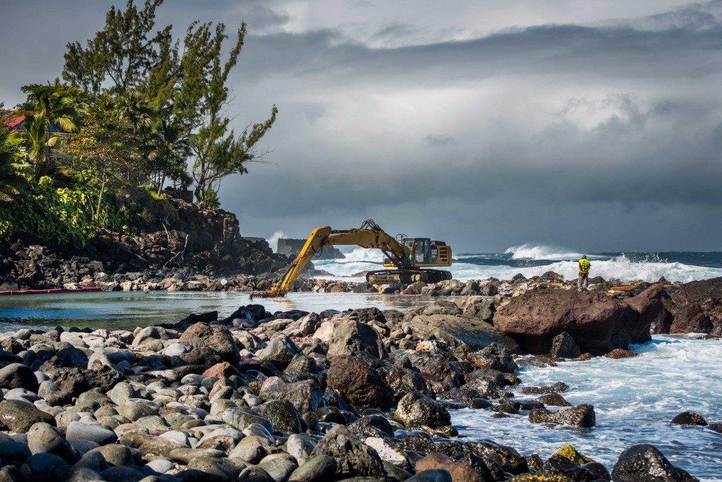 Manapany, un chantier difficile