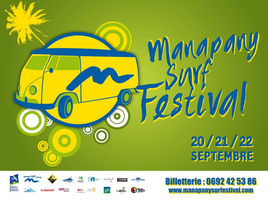 Affiche Manapany Surf Festival 2013