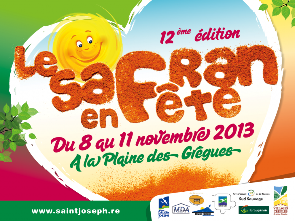 Affiche La Fête du Safran 2013 - imazcom